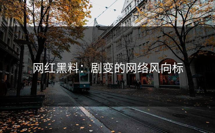 网红黑料：剧变的网络风向标